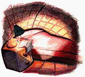 Colour study of the bedroom