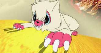 Two Face Tabby -  Traditional Animation